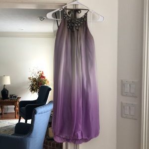 Fancy dress , beads at the top. Bubbled at the bottom